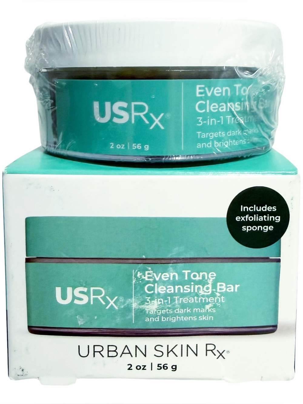 URBAN SKIN Rx Even Tone Cleansing Bar ~ Targets Dark Spots & Brighten Skin ~ NIB